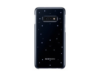Луксозен интерактивен гръб оригинален LED COVER EF-KG970CBEG за Samsung Galaxy S10e G970 черен 